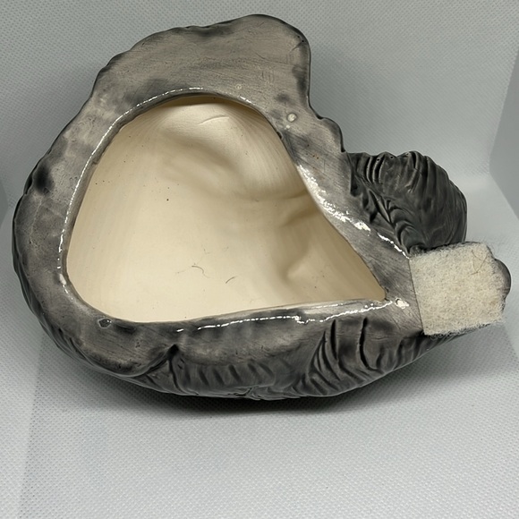 Ceramic cat with blue eyes - Picture 5 of 7